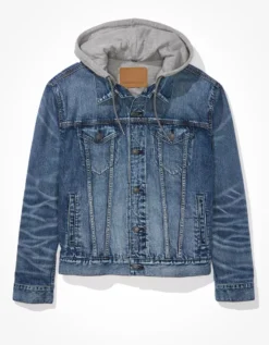 AE Hooded Denim Trucker Jacket 7 AE Hooded Denim Trucker Jacket -Aerie 0106 1537 400 f