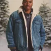 AE Denim Sherpa Trucker Jacket -Aerie 0106 1588 400 l1