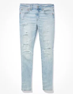 AE AirFlex+ Ultrasoft Patched Skinny Jean 7 AE AirFlex+ Ultrasoft Patched Skinny Jean -Aerie 0119 6665 953 f