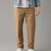 AE Flex Relaxed Straight Lived-In Khaki Pant 1 AE Flex Relaxed Straight Lived-In Khaki Pant -Aerie 0124 4764 238 of