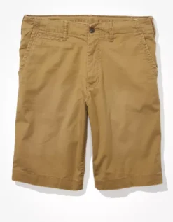 AE Flex 12" Longer Length Lived-In Khaki Short 7 AE Flex 12" Longer Length Lived-In Khaki Short -Aerie 0135 7330 238 f