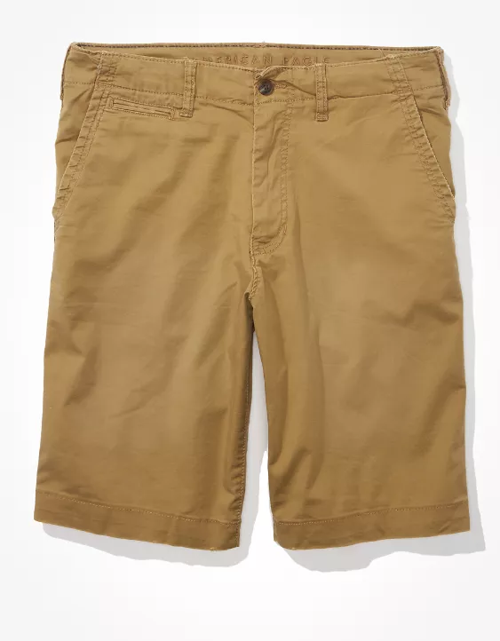AE Flex 12" Longer Length Lived-In Khaki Short 5 AE Flex 12" Longer Length Lived-In Khaki Short - Image 3