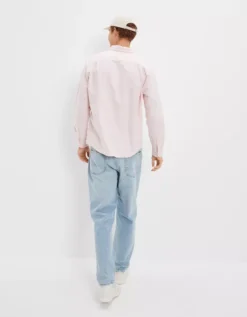 AE Everyday Oxford Button-Up Shirt 7 AE Everyday Oxford Button-Up Shirt -Aerie 0153 5929 615 ob