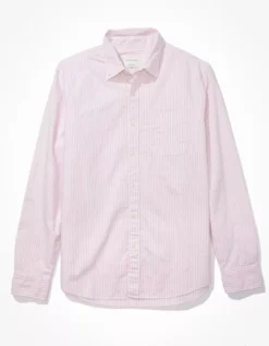 AE Everyday Striped Oxford Button-Up Shirt 7 AE Everyday Striped Oxford Button-Up Shirt -Aerie 0153 6012 682 f
