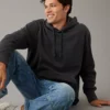 AE Super Soft Open Hem Hoodie -Aerie 0193 2080 001 of