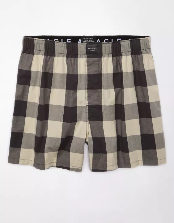 AEO Plaid Stretch Boxer Short 5 AEO Plaid Stretch Boxer Short - Image 3