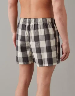 AEO Plaid Stretch Boxer Short 6 AEO Plaid Stretch Boxer Short -Aerie 0220 0051 008 ob