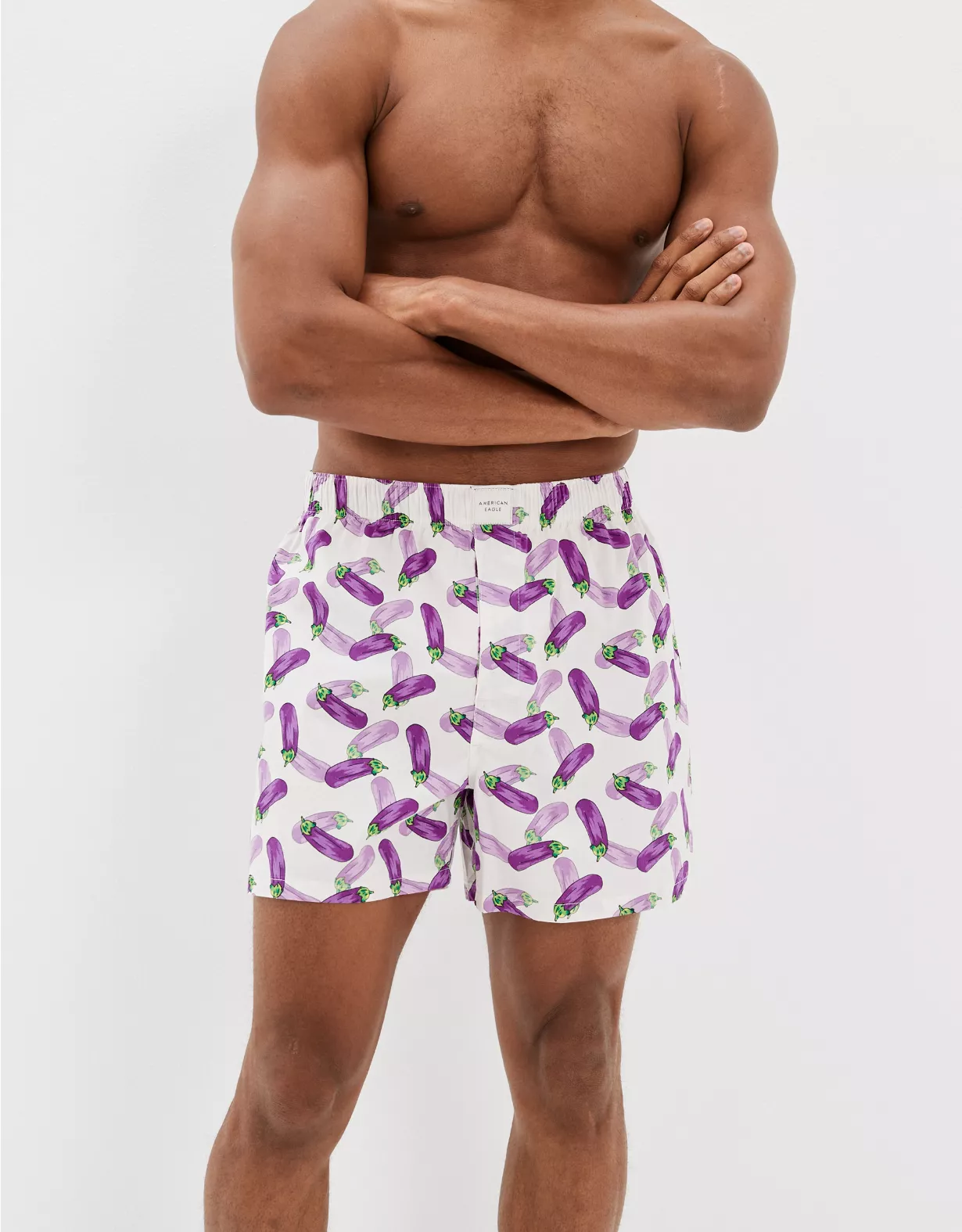 AEO Eggplants Stretch Boxer Short 3 AEO Eggplants Stretch Boxer Short