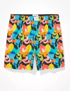 AEO Neon Tropical Stretch Boxer Short 7 AEO Neon Tropical Stretch Boxer Short -Aerie 0220 3260 001 f