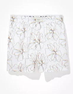 AEO Floral Sketch Stretch Boxer Short 7 AEO Floral Sketch Stretch Boxer Short -Aerie 0220 3341 100 f