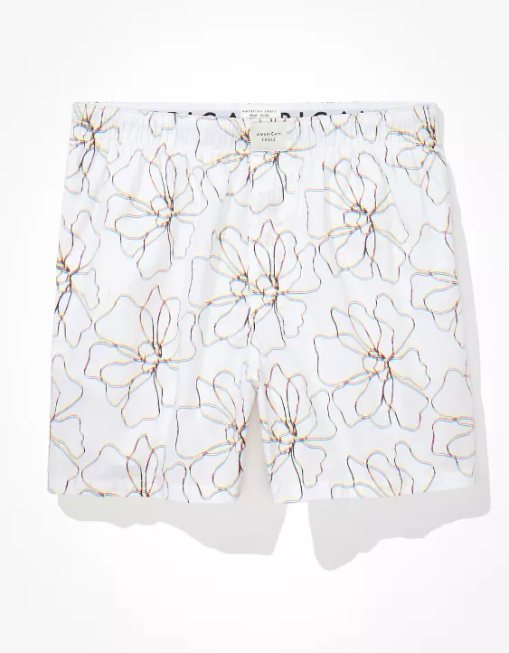 AEO Floral Sketch Stretch Boxer Short 5 AEO Floral Sketch Stretch Boxer Short - Image 3
