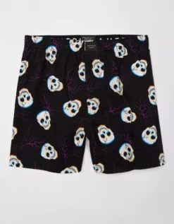 AEO Lightning Skeleton Stretch Boxer Short 7 AEO Lightning Skeleton Stretch Boxer Short -Aerie 0220 3460 001 f