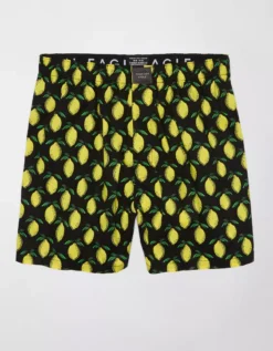 AEO Lemons Stretch Boxer Short 7 AEO Lemons Stretch Boxer Short -Aerie 0220 3598 001 f
