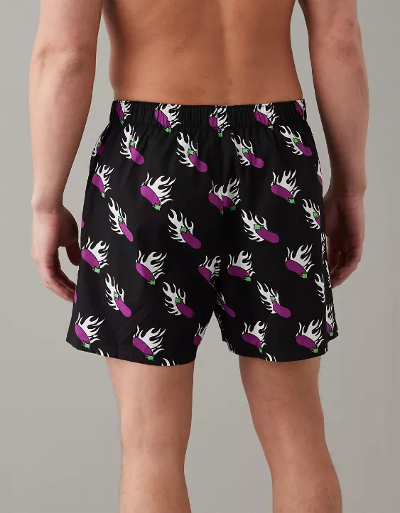AEO Eggplant Stretch Boxer Short 4 AEO Eggplant Stretch Boxer Short - Image 2