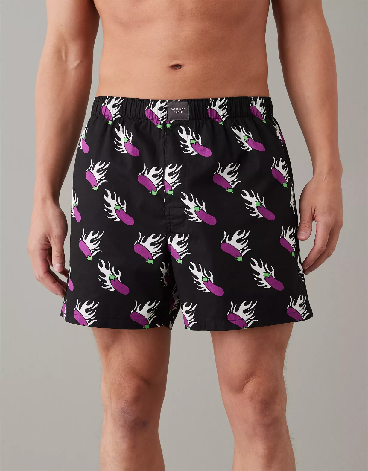 AEO Eggplant Stretch Boxer Short 3 AEO Eggplant Stretch Boxer Short