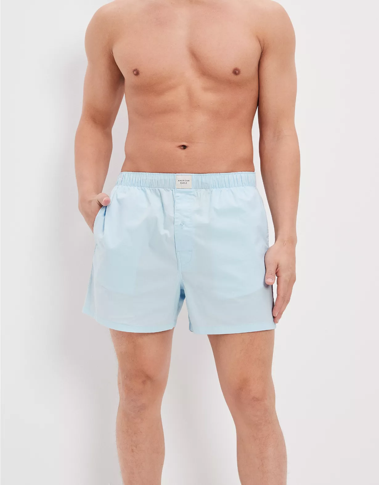 AEO Solid Stretch Pocket Boxer Short 3 AEO Solid Stretch Pocket Boxer Short