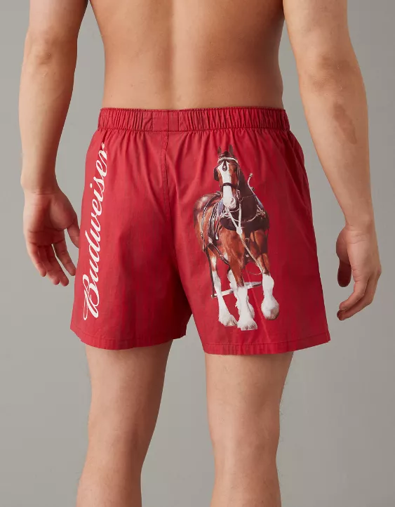AEO Budweiser Plaid Stretch Boxer Short 4 AEO Budweiser Plaid Stretch Boxer Short - Image 2