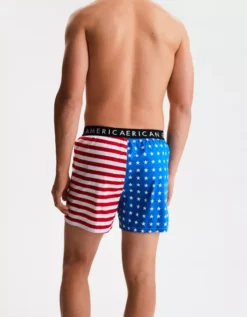 AEO Stars + Stripes Stretch Boxer Short -Aerie 0220 8635 496 ob