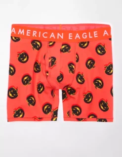 AEO Jack-O-Lanterns 6" Classic Boxer Brief -Aerie 0235 3365 800 f