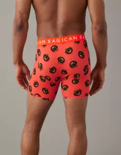 AEO Jack-O-Lanterns 6" Classic Boxer Brief -Aerie 0235 3365 800 ob