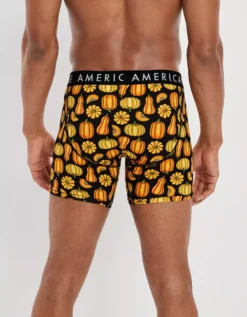 AEO Pumpkins Scratch + Sniff 6" Classic Boxer Brief 6 AEO Pumpkins Scratch + Sniff 6" Classic Boxer Brief -Aerie 0235 3427 001 ob