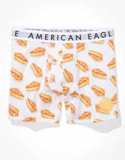 AEO Apple Pie Scratch + Sniff 6" Classic Boxer Brief -Aerie 0235 3429 100 f