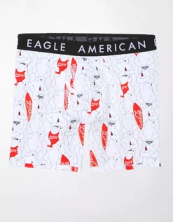 AEO Coca-Cola Bears 6" Classic Boxer Brief -Aerie 0235 3691 100 f