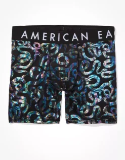 AEO Silver Snakes 6" Flex Boxer Brief -Aerie 0236 3293 001 f
