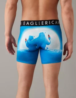 AEO Coca-Cola Moon 6" Flex Boxer Brief -Aerie 0236 3692 450 ob
