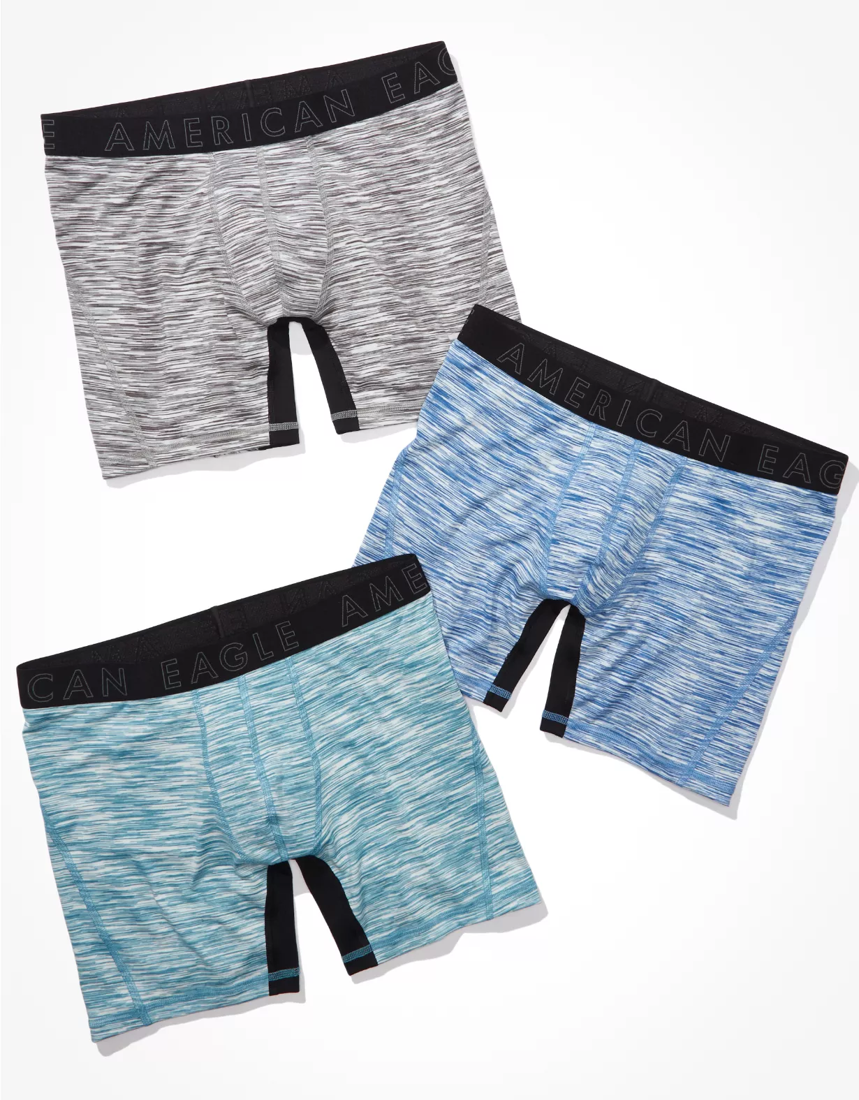 AEO 6" Horizontal Fly Flex Boxer Brief 3-Pack 3 AEO 6" Horizontal Fly Flex Boxer Brief 3-Pack