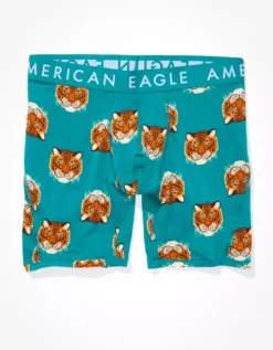 AEO Tigers 6" Ultra Soft Boxer Brief -Aerie 0237 3436 310 f