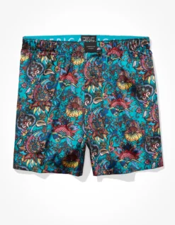 AEO Paisley Satin Pocket Boxer Short 7 AEO Paisley Satin Pocket Boxer Short -Aerie 0238 3387 310 f