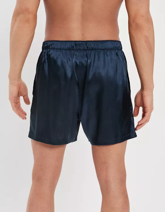 AEO Solid Satin Pocket Boxer Short 4 AEO Solid Satin Pocket Boxer Short - Image 2