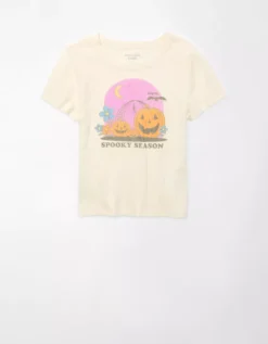 AE Halloween Graphic Baby Tee -Aerie 0303 9018 106 f