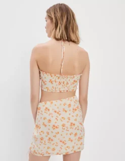 AE Silky Floral Mini Skirt 6 AE Silky Floral Mini Skirt -Aerie 0312 4605 800 ob