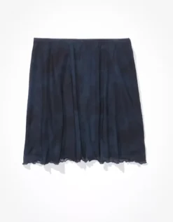 AE High-Waisted Mesh Mini Skirt -Aerie 0312 4703 001 f