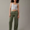 AE Stretch Curvy High-Waisted Baggy Wide-Leg Cargo Pant -Aerie 0323 5039 309 of