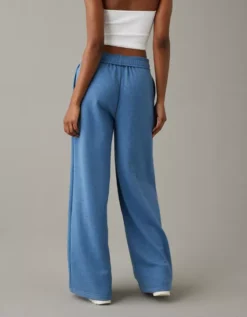 AE '90s Wide Leg Fleece Pant -Aerie 0329 5024 532 ob