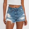 AE Strigid Denim Mom Short 1 AE Strigid Denim Mom Short -Aerie 0338 7366 471 of