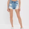 AE Strigid Denim Mom Shorts 2 AE Strigid Denim Mom Shorts -Aerie 0338 7423 851 of
