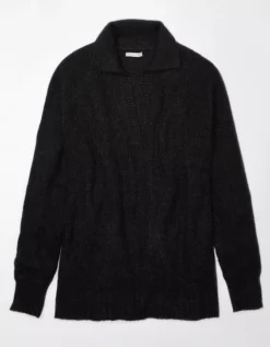 AE Oversized Collared Sweater -Aerie 0344 1118 008 f