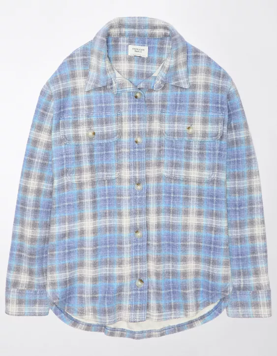 AE Plaid Fleece & Love Shacket 5 AE Plaid Fleece & Love Shacket - Image 3