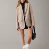 AE Oversized Boyfriend Blazer -Aerie 0387 3428 864 of