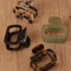 AE Green & Brown Claw Clip 4-Pack -Aerie 0421 7015 900 l1
