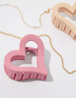 AEO Matte Heart Claw Clip