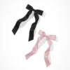 AEO Pink + Black Hair Bow 2-Pack 1 AEO Pink + Black Hair Bow 2-Pack -Aerie 0421 7101 900 f