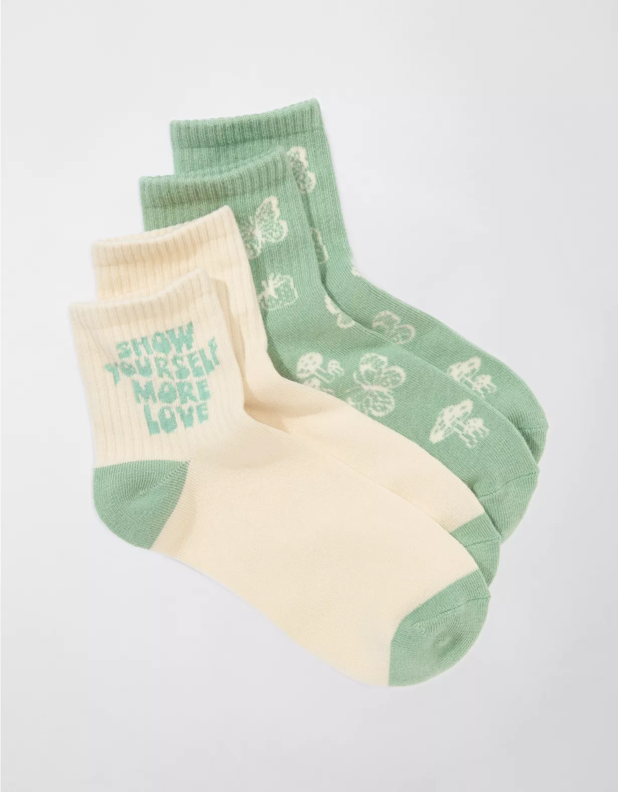 AE Butterfly + Self Love Boyfriend Sock 2-Pack 4 AE Butterfly + Self Love Boyfriend Sock 2-Pack - Image 2