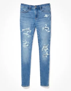 AE Next Level Patched Low-Rise Jegging -Aerie 0431 4650 936 f
