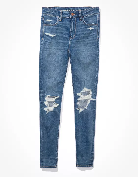 AE Next Level Ripped High-Waisted Jegging 5 AE Next Level Ripped High-Waisted Jegging - Image 3