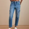 AE Stretch Super High-Waisted Ankle Straight Cargo Jean 2 AE Stretch Super High-Waisted Ankle Straight Cargo Jean -Aerie 0435 4844 489 of